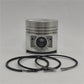 Piston + Set segmenti (0.50 - Diametru: 88.50 mm): MITSUBISHI / S3Q / S4Q