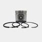 Piston + Set segmenti (0,50 - Diametru 88,50 mm): YANMAR / 3TNV88 / 4TNV88