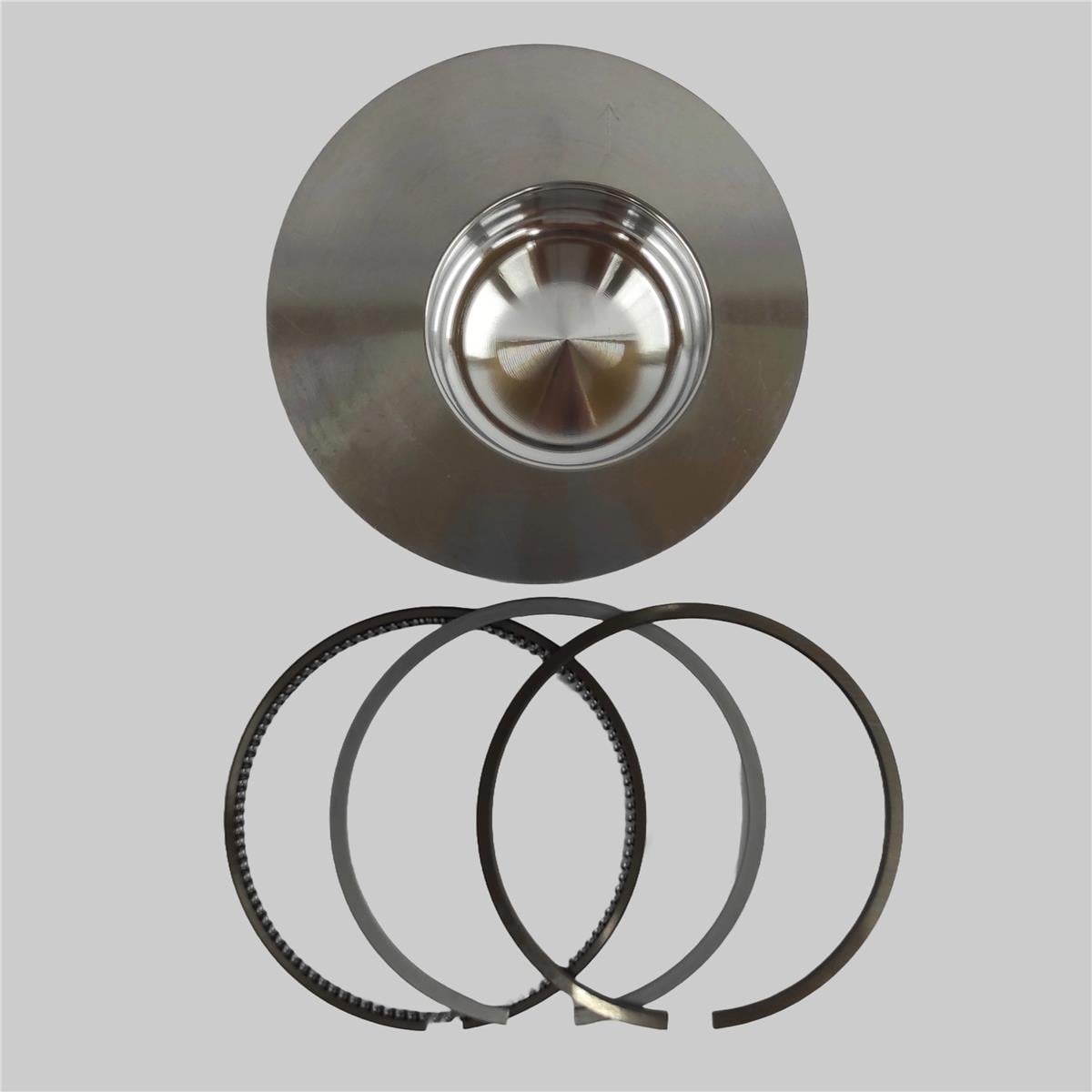 Piston + Set segmenti (0,50 - Diametru: 90,50 mm): MITSUBISHI / K3N-DI / K4N-DI