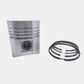 Piston + Set segmenti ( 0,50 - Diametru : 95,50 mm): LOMBARDINI / 4LD 640 / LDA 96