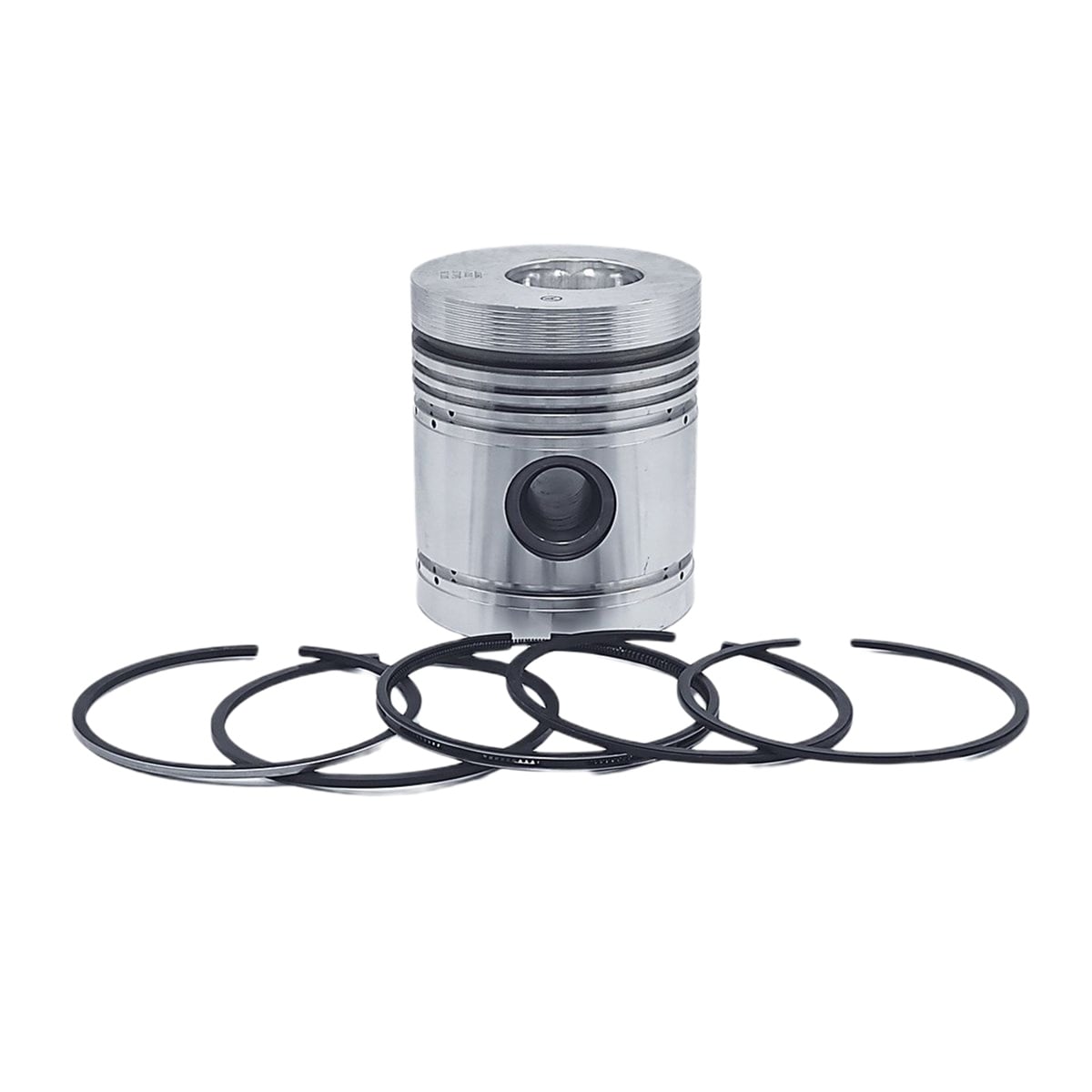 Piston + Set segmenti (1,00 - Diametru: 108,95 mm - CU ALFIN): LISTER / HR-4 / HR-6 / HRA-4 / HRA-6 / HRW-4 / HRW-6