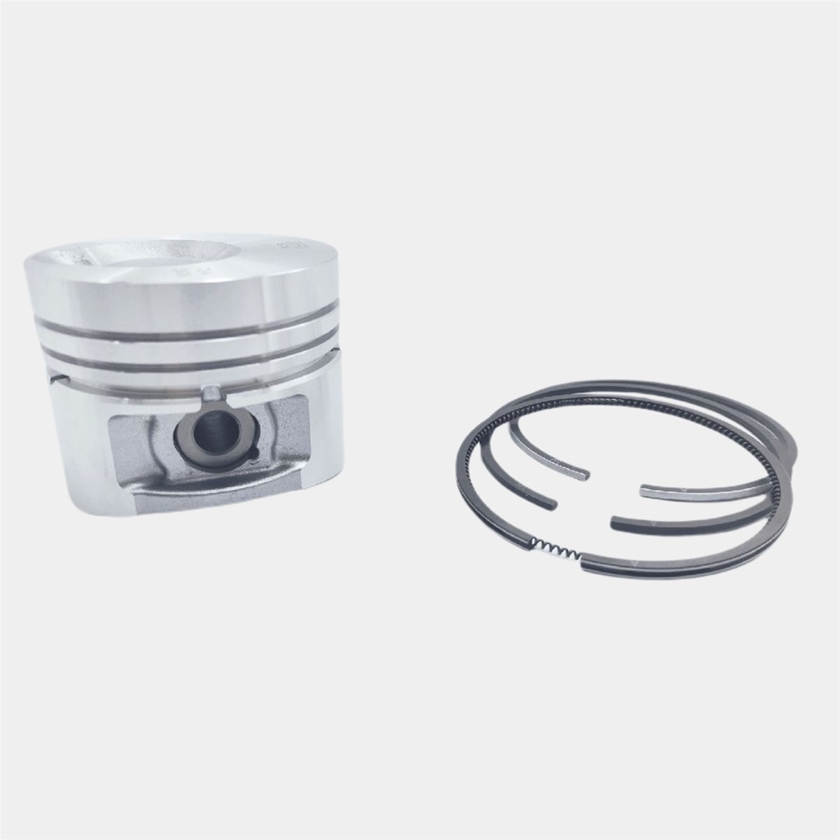 Piston + Set segmenti (1,00 - Diametru: 73,00 mm): LOMBARDINI / LDW 602 / LDW 903 / LDW 1204