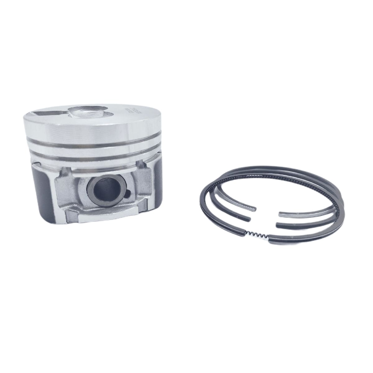 Piston + Set segmenti (1,00 - Diametru: 76,00 mm): LOMBARDINI / LDW 702 / LDW 1003 / LDW 1404