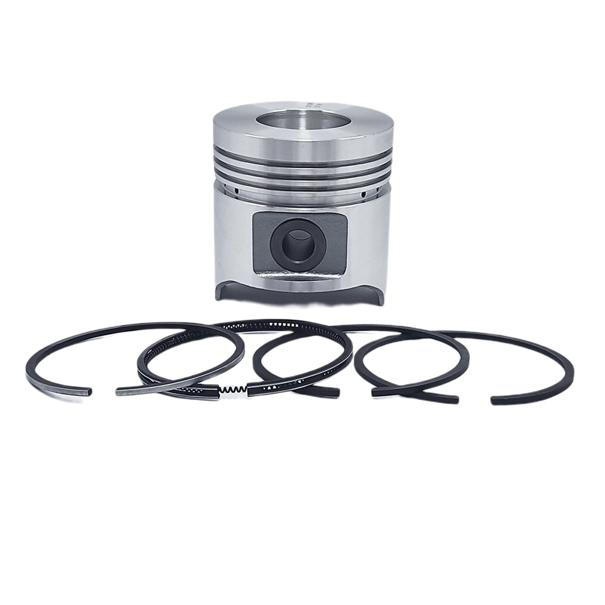 Set piston si segmenti (1.00-OVERSIZE - Diametru: 86.00 mm) : RUGGERINI / RD 85 / RD 850 / RF 100 / Nr. referinta: 2132-S