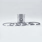 Piston + Set segmenti (1,00 - Diametru: 96,25 mm): LISTER / ST-1 / ST-2 / ST-3 / TS-1 / TS-2 / TS-3