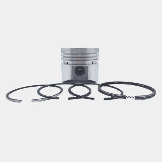Piston + Set segmenti (4R) (0,50 - Diametru : 82,50 mm): LOMBARDINI / 6LD 360 / LDA 530