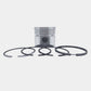 Piston + Set segmenti (4R) (1,00 - Diametru : 83,00 mm): LOMBARDINI / 6LD 360 / LDA 530