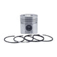 Piston + Set segmenti (STD - Diametru: 100,00 mm - Ø35 PIN - LUNGIME: 102,4 mm): MWM / D 227-2 / D 227-3 / D 227-4 / D 227-6 / D 227-6 / D 34-2 / D 37-2 / D 37-2 D 327-6