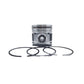 Piston + Set segmenti (STD - Diametru: 105.00 mm): SAME / LAMBORGHINI / 1000.6 ATI / 1000.6 WTI / 1000.6 WTIR / 1000.6 WTIS / ⟦03.040.6 / ⟦03.040.6