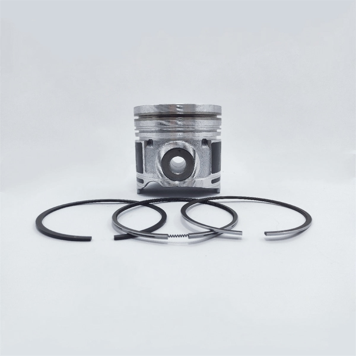 Piston + Set segmenti (STD - Diametru: 105.00 mm): SAME / LAMBORGHINI / 1000.6 ATI / 1000.6 WTI / 1000.6 WTIR / 1000.6 WTIS / ⟦03.040.6 / ⟦03.040.6