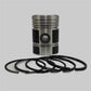 Piston + Set segmenti (STD - Diametru: 110,00 mm): DEUTZ / F1L 514 / F2L 514 / F3L 514 / F4L 514 / F6L 514 / F6L 614 / F8L 614 / F8L 614 / F8L 614