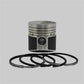 Piston + Set segmenti (STD - Diametru: 68,00 mm): MITSUBISHI / K3B / K4B