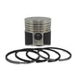 Piston + Set segmenti (STD - Diametru: 68,00 mm): MITSUBISHI / K3B / K4B