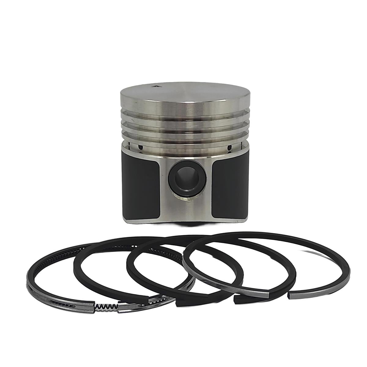 Piston + Set segmenti (STD - Diametru: 68,00 mm): MITSUBISHI / K3B / K4B