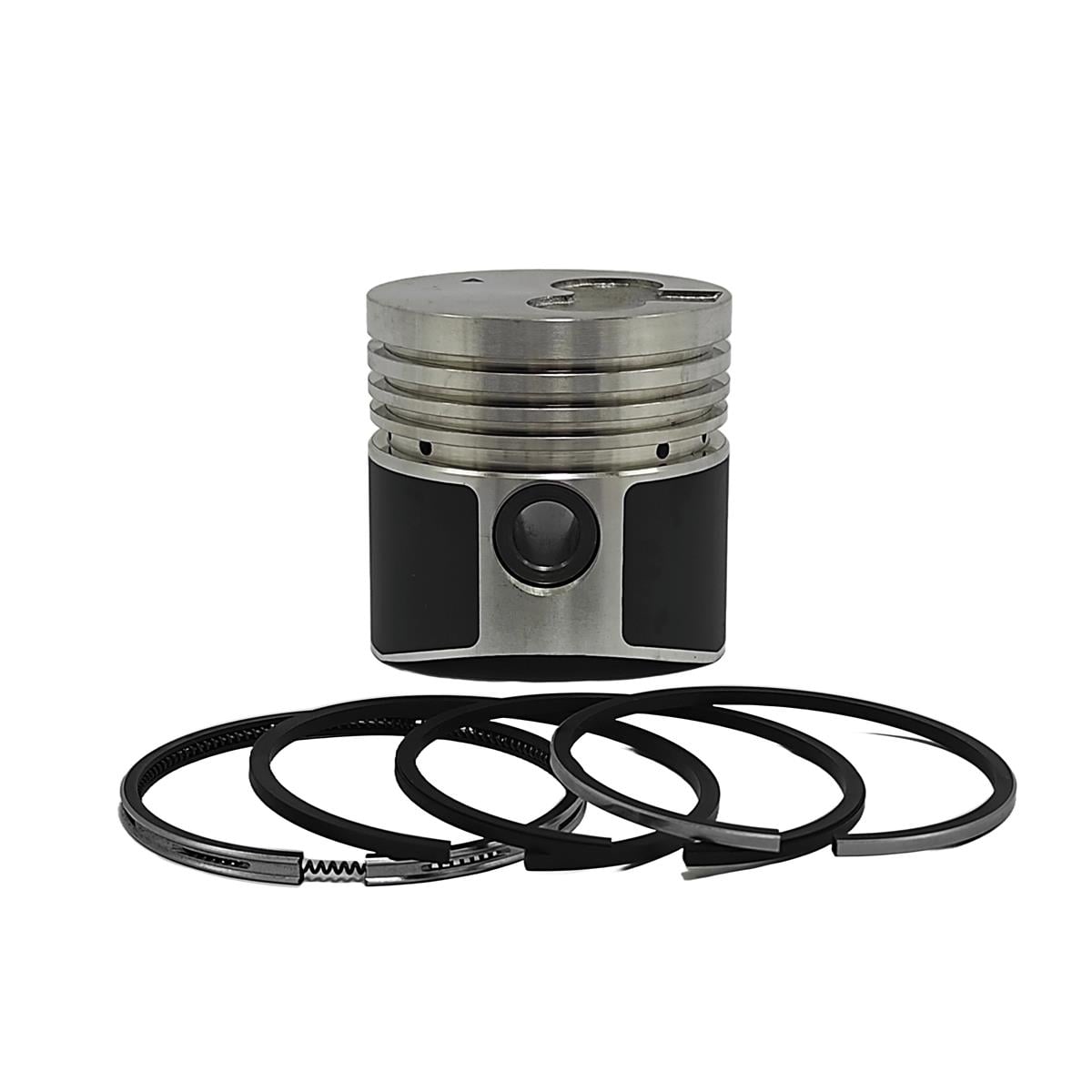 Piston + Set segmenti (STD - Diametru: 68,00 mm): MITSUBISHI / K3B / K4B
