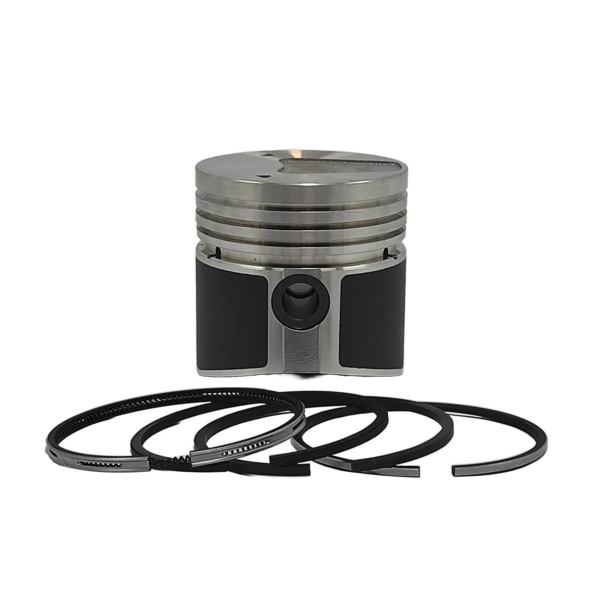 Piston + Set segmenti (STD - Diametru: 73,00 mm): MITSUBISHI / K3D / K4D