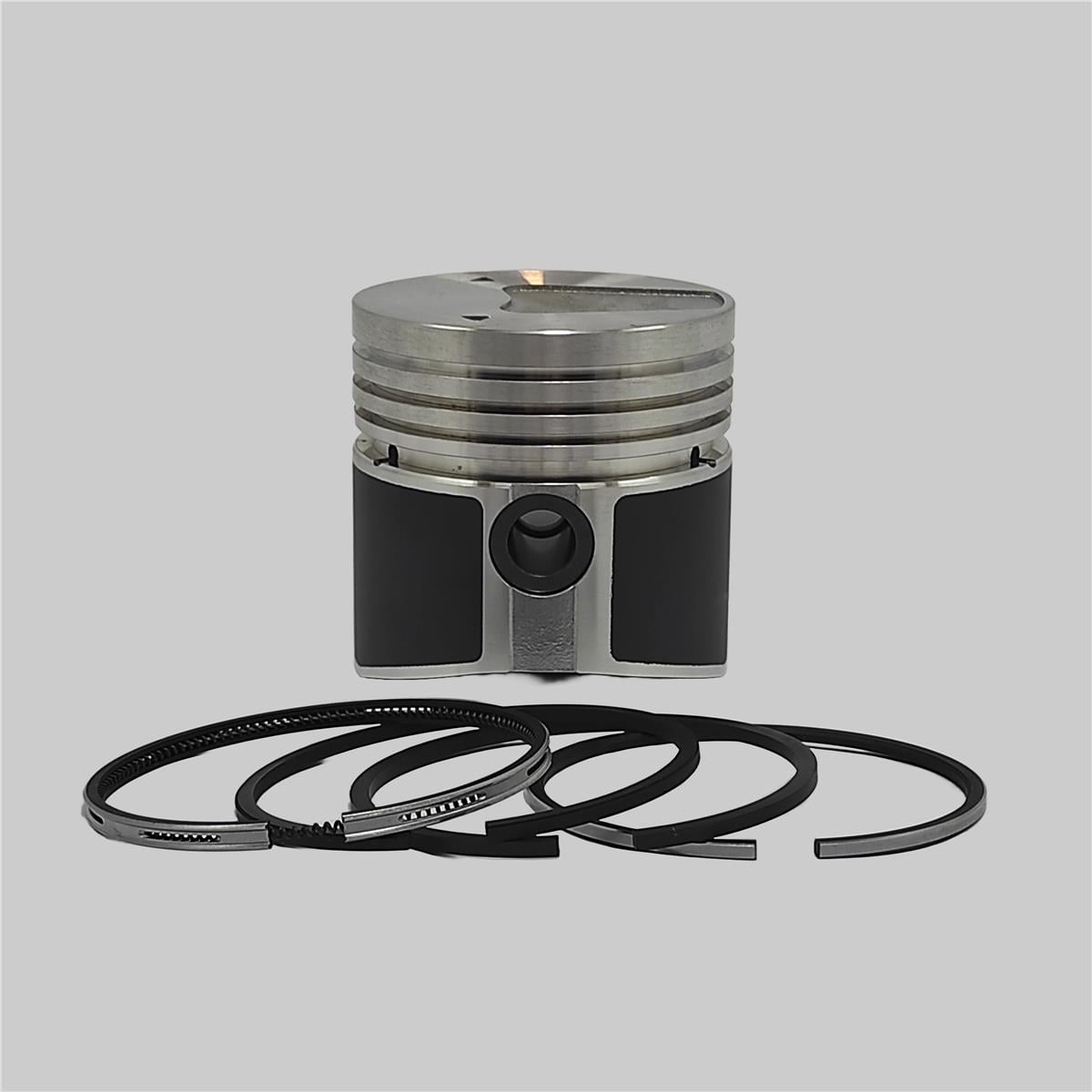 Piston + Set segmenti (STD - Diametru: 73,00 mm): MITSUBISHI / K3D / K4D