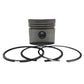 Set piston si segmenti (STD - Diametru 75,00 mm): YANMAR / 1GM10 / 2GM20 / 3GM30 / Nr. referinta: 105311-22090-S