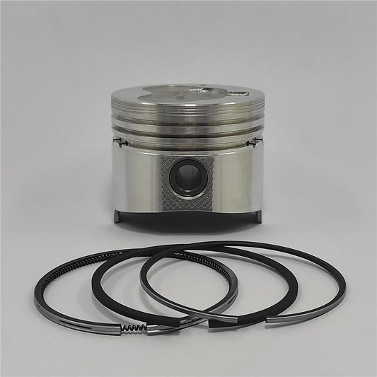 Piston + Set segmenti (STD - Diametru: 76,00 mm - Diametru 18 PIN): MITSUBISHI / L2E / L3E
