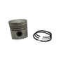 Piston + Set segmenti (STD - Diametru: 76,00 mm): KUBOTA / D1100 / D1102 / V1500 / V1502 / Nr. referinta: 15221-21110-S