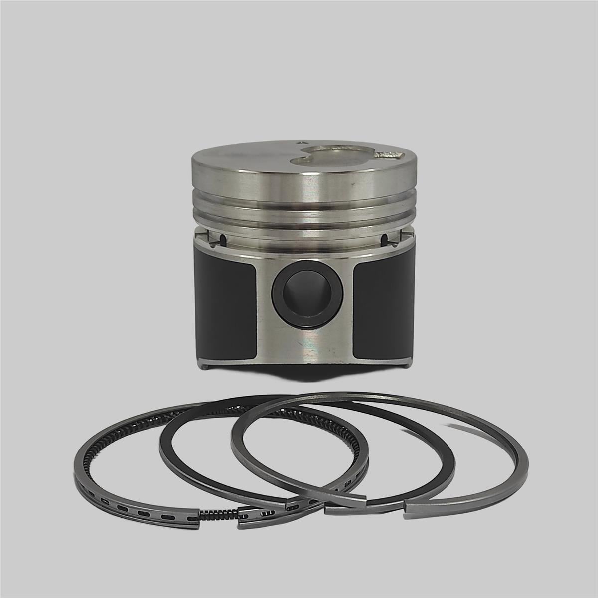 Piston + Set segmenti (STD - Diametru: 76,00 mm): MITSUBISHI / K3E / K4E / Nr. referinta: 30A17-00050