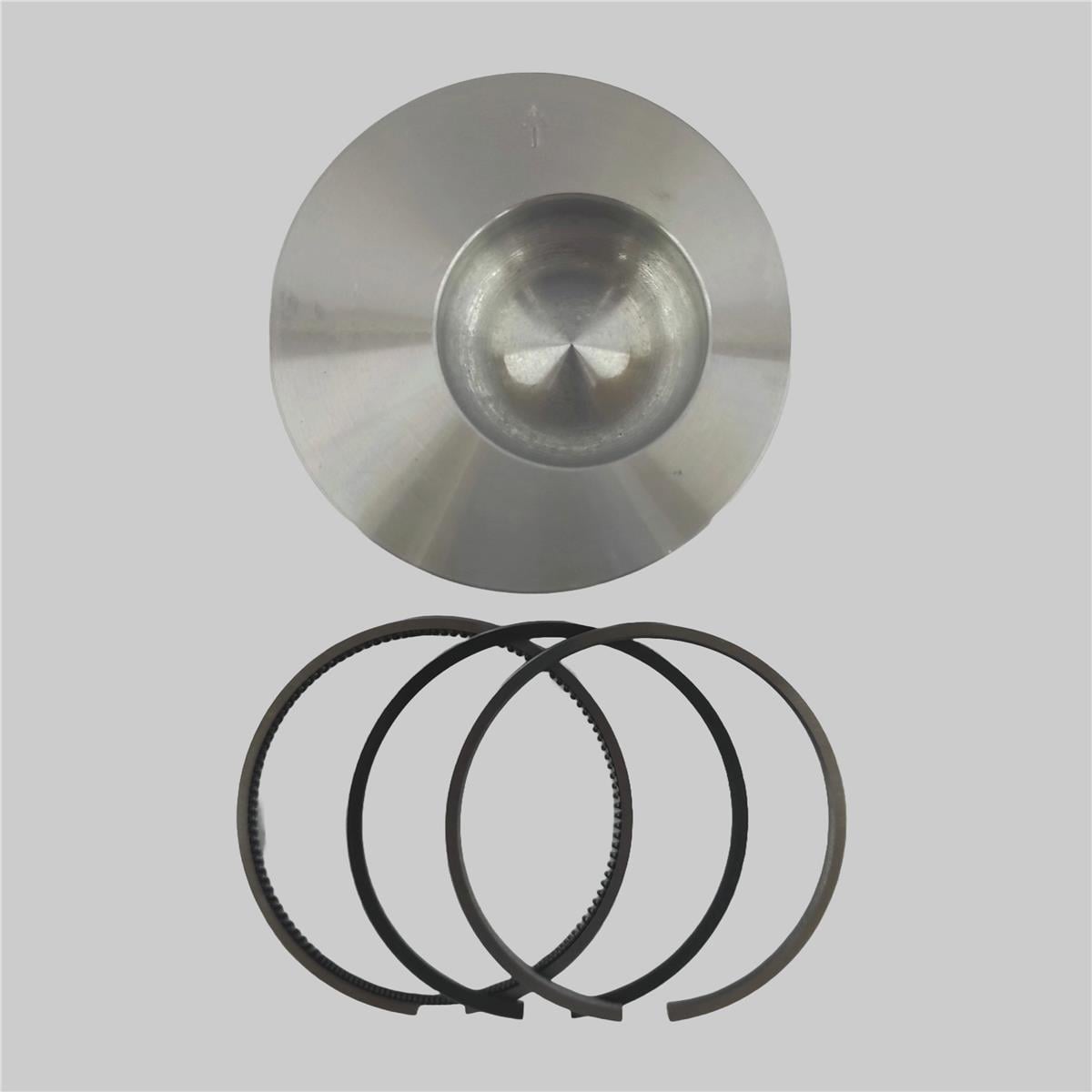 Piston + Set segmenti (STD - Diametru: 76,00 mm): MITSUBISHI / K3E-DI / K4E-DI