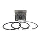 Piston + Set segmenti (STD - Diametru 76,00 mm): YANMAR / 3TNV76 / Nr. referinta: 119717-22080-S