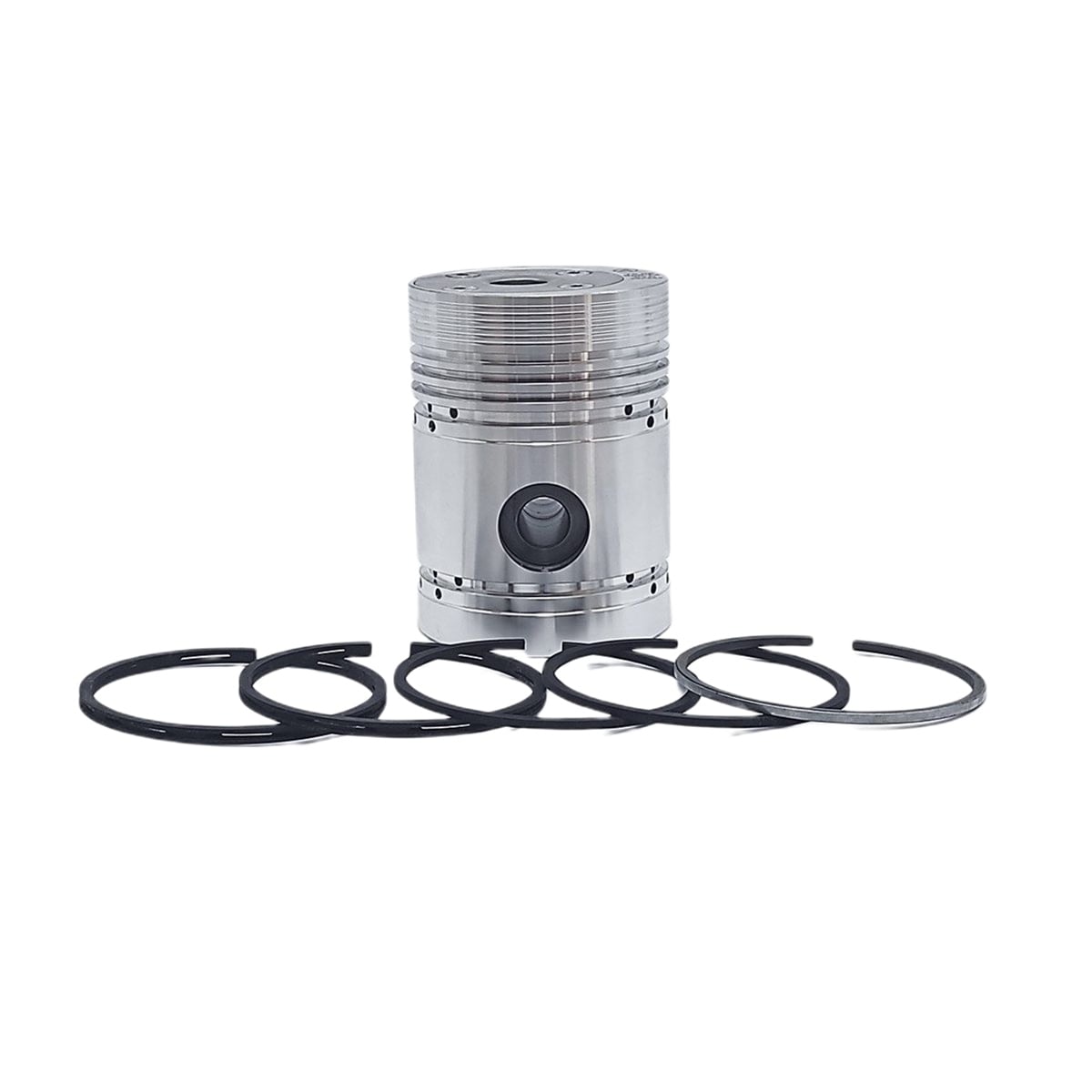 Piston + Set segmenti (STD - Diametru: 76,20 mm): LISTER / LR-1 / LR-2 / Nr. referinta: 201-70020 / 201-70025 / 201-70040 / 201-70040 / 043-S