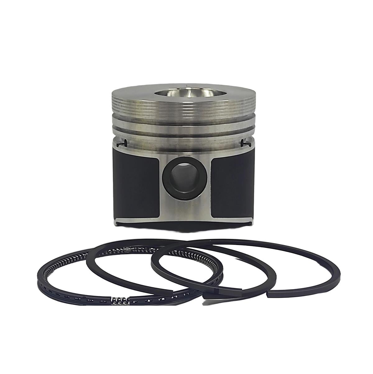 Piston + Set segmenti (STD - Diametru: 78,00 mm - Diametru 23 PIN): MITSUBISHI / K3F-DI / K4F-DI