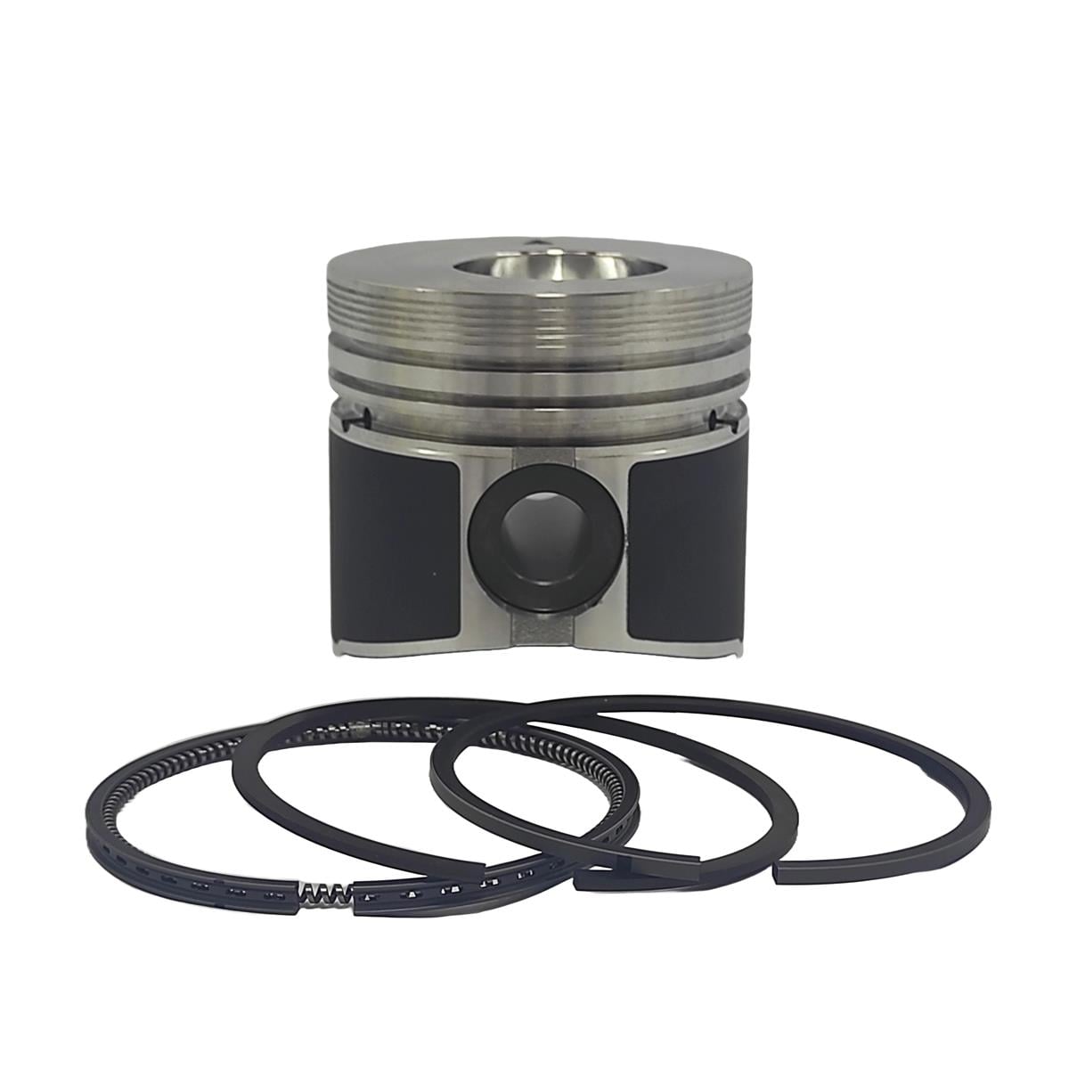 Piston + Set segmenti (STD - Diametru: 78,00 mm - Diametru 27 PIN): MITSUBISHI / K3F-DI / K4F-DI / Nr. referinta: 30A17-00190