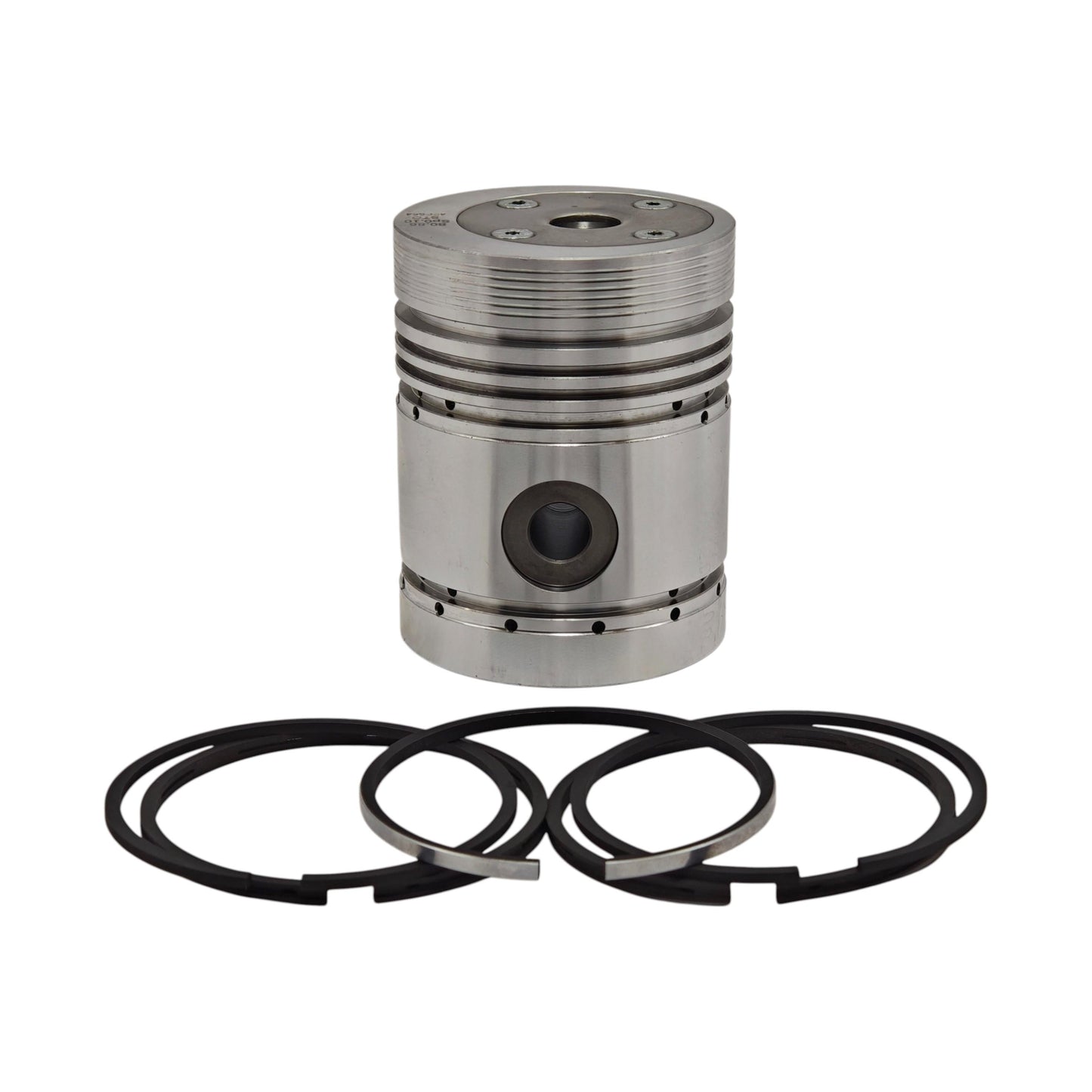 Piston + Set segmenti (STD - Diametru: 80,963 mm): LISTER / SL-1 / SL-2 / SL-3 / Nr. referinta: 201-17440-S, 570-10240-S