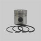 Piston + Set segmenti (STD - Diametru: 80,00 mm): DEUTZ / F1L 208 / F2L 208