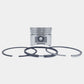 Set piston si segmenti (STD - Diametru: 85.00 mm): RUGGERINI / RD 200 / RD 201 / RD 208 / MD 95 / MD 190 / Nr. referinta: A 2146-S