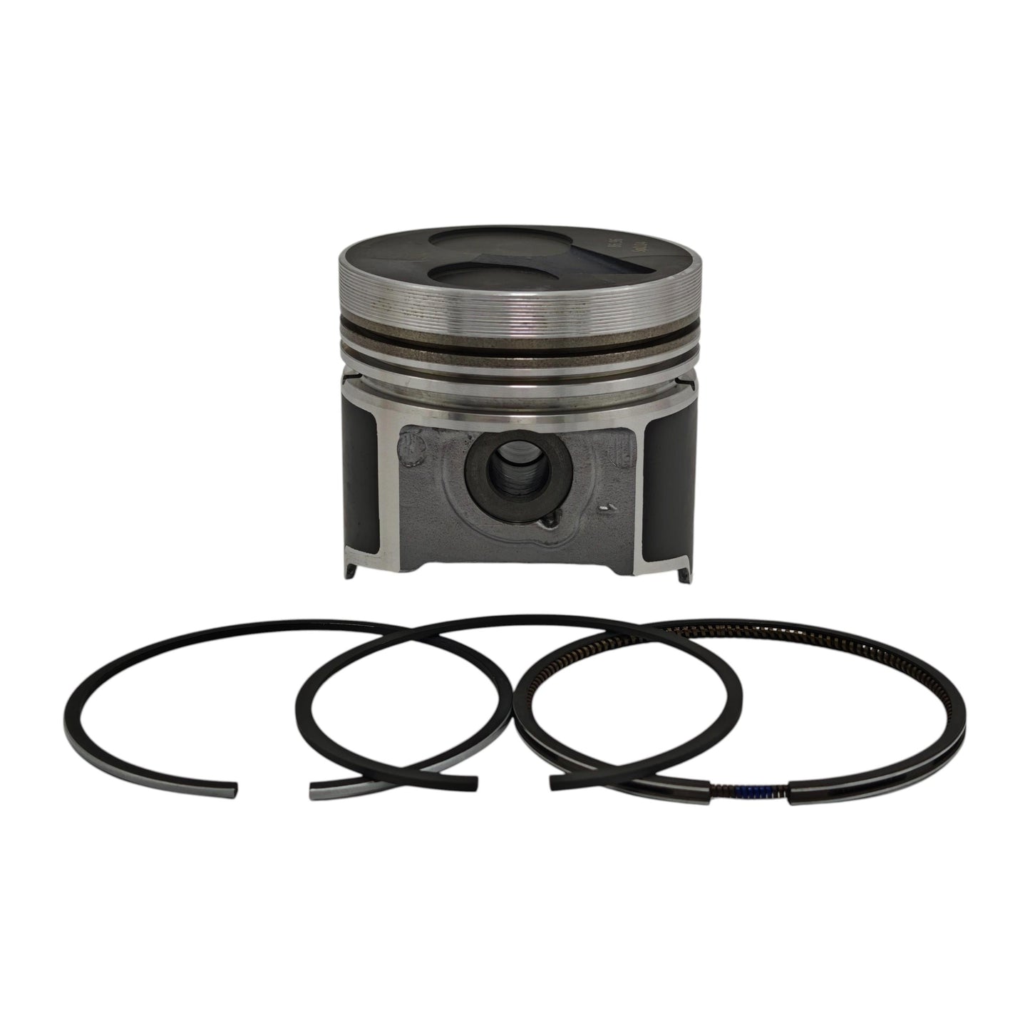 Piston + Set segmenti (STD - Diametru: 87,00 mm): KUBOTA / V2403 / Nr. referinta: 1J403-21112