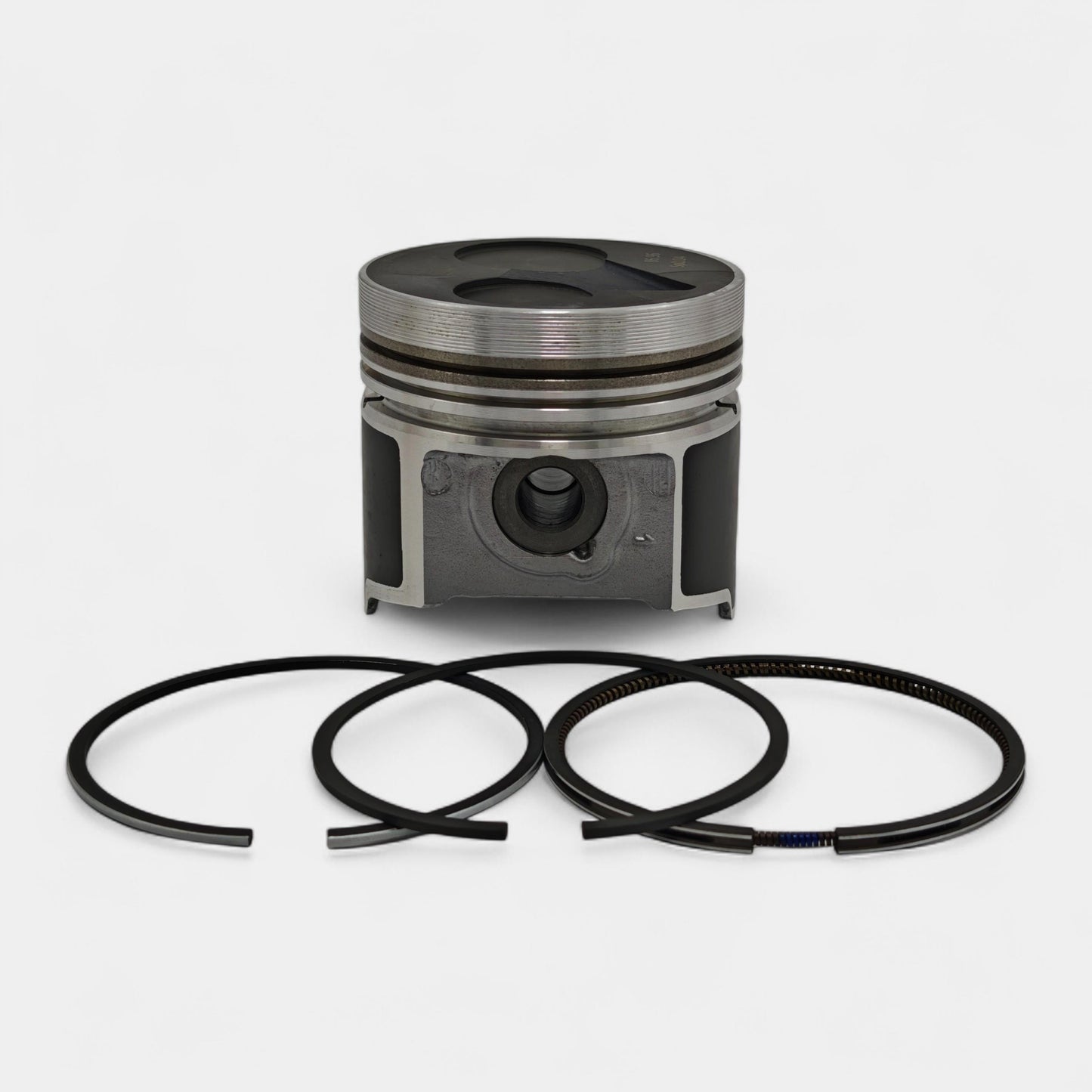 Piston + Set segmenti (STD - Diametru: 87,00 mm): KUBOTA / V2403 / Nr. referinta: 1J403-21112