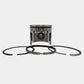 Set piston si segmenti (STD - Diametru: 87.00 mm) : KUBOTA / V2607 / Nr. referinta: 1J700-21110-S