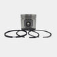 Set piston si segmenti (STD - Diametru: 88,00 mm): YANMAR / 4JH4E / 4JH4AE / 4JH5E / Nr. referinta: 129670-22020-S