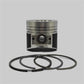 Piston + Set segmenti (STD - Diametru: 90.00 mm): MITSUBISHI / K3N-DI / K4N-DI