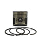 Piston + Set segmenti (STD - Diametru: 90.00 mm): MITSUBISHI / K3N / K4N / Nr. referinta: 30H17-02110