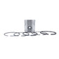 Piston + Set segmenti (STD - Diametru: 95,25 mm): LISTER / ST-1 / ST-2 / ST-3 / TS-1 / TS-2 / TS-3 / Nr. referinta: 570-12840 / 201-80157