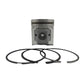 Piston (Tip lung) + Set segmenti (0,50 - Diametru 94,50 mm): YANMAR / 4TNE94 / 4D94 / 4D94E