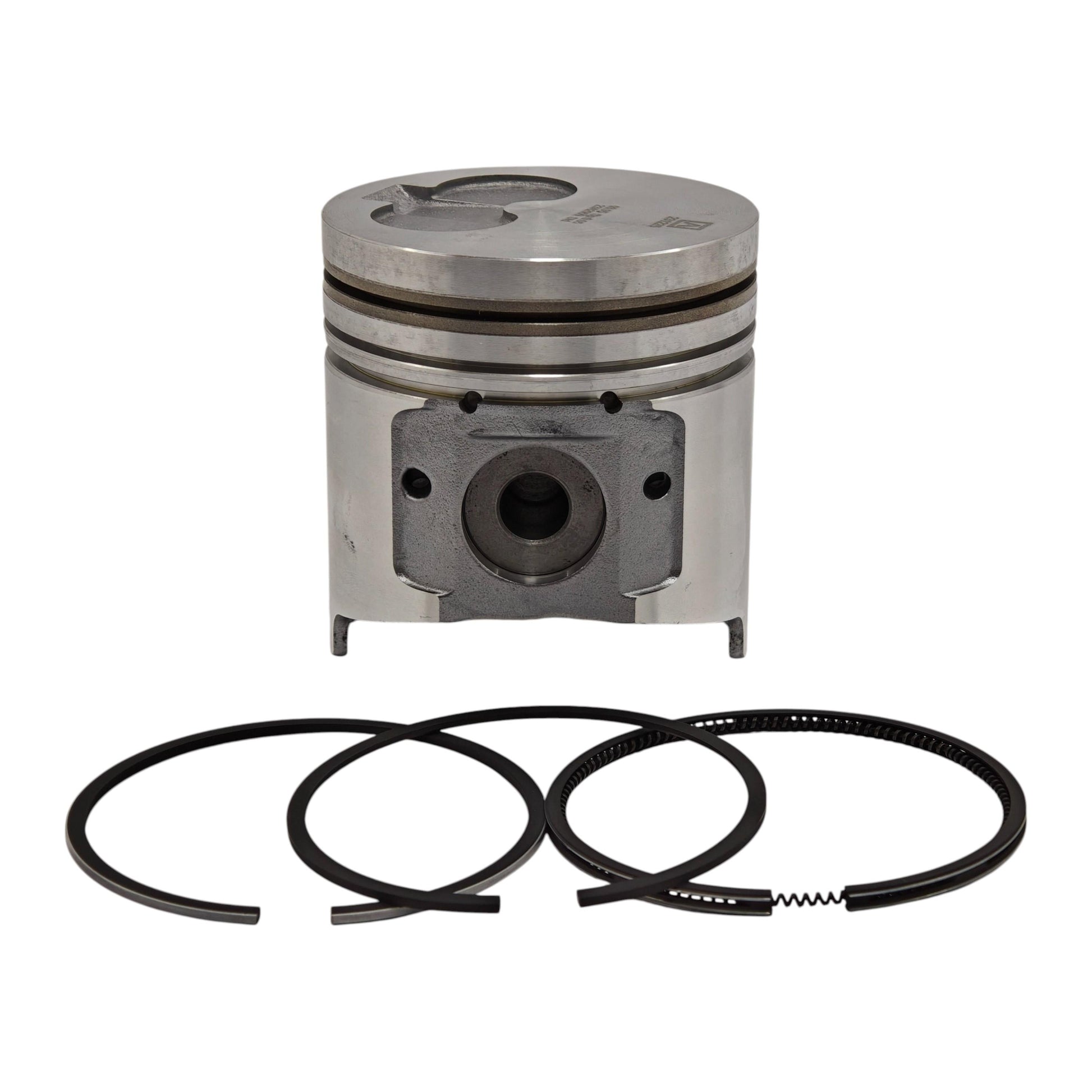 Piston (TIP LUNG) + Set segmenti piston (STD - Diametru 94,00 mm): YANMAR / 4TNE94 / 4D94E / Nr. referinta: 129901-22080-S