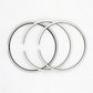 Set segmenti (0,50 - Diametru: 105,50 mm): SAME / LAMBORGHINI / 1054 PT / 1056 PT / 1056 PS / 1056 PTI / Nr. referinta: 0,071,0053,6