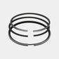 Set segmenti (0,50 - Diametru: 64,50 mm): KUBOTA / Z402 / Nr. referinta: 15821-21090