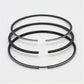 Set segmenti (0,50 - Diametru: 92,50 mm): YANMAR / 4TNE92 / Nr. referinta: 129904-22050