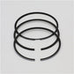 Set segmenti piston (1.00-OVERSIZE - Diametru: 87.00 mm): RUGGERINI / RY 110