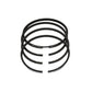 Set segmenti piston (1,00 - OVERSIZE - Diametru: 96,00 mm) : LOMBARDINI / 4LD 640 / LDA 96 / LDA 672 / LDA 673 / LDA 674 / 5LD 675-2 / Nr. referinta:054210