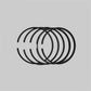 Set segmenti (STD - Diametru: 90,00 mm): DEUTZ / F1L 612 / F2L 612