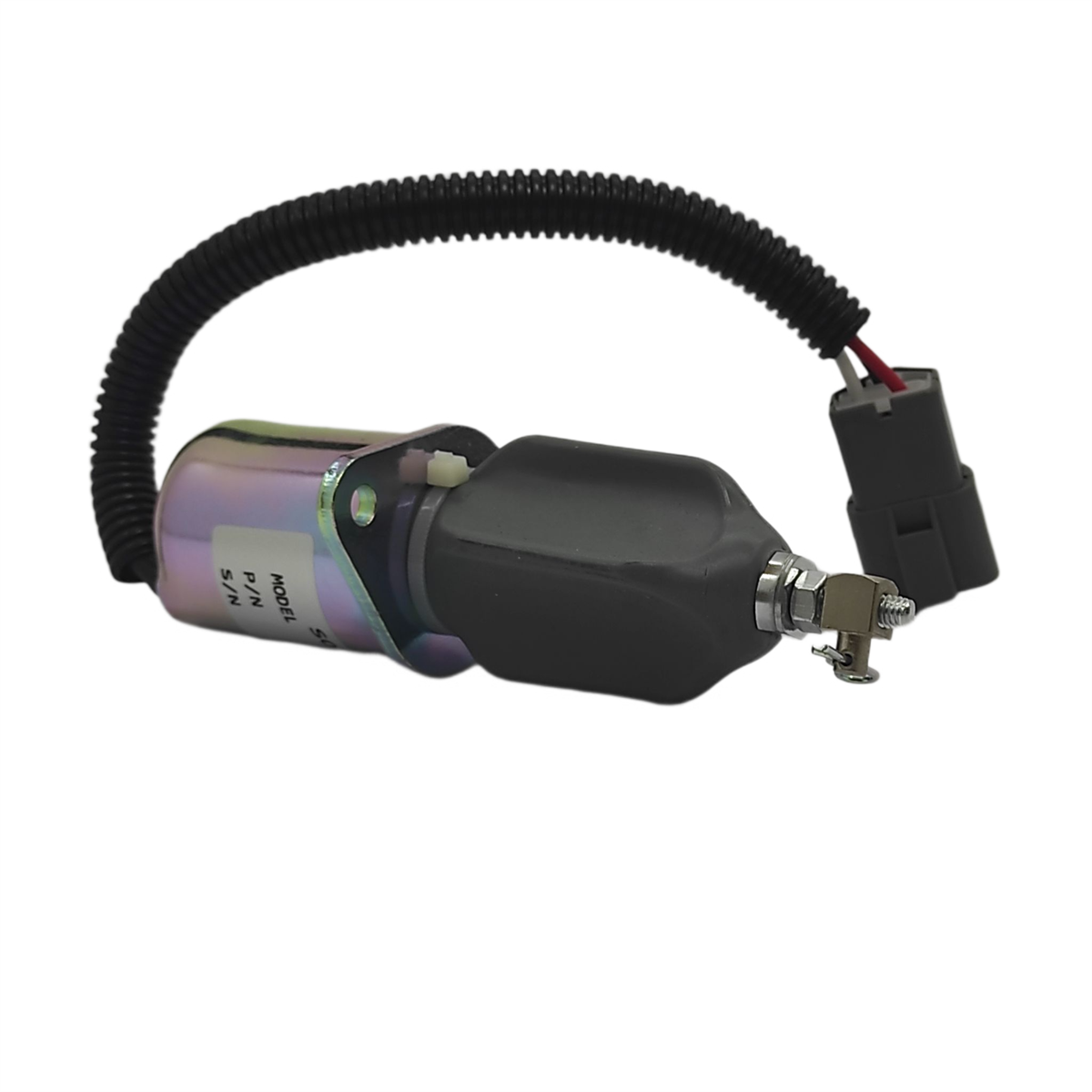 Solenoid oprire (tăierea combustibilului): YANMAR / 4TNE94 / 4TNE98 / 4TNV94 / 4TNV98 / Nr. referinta: 129953-77811