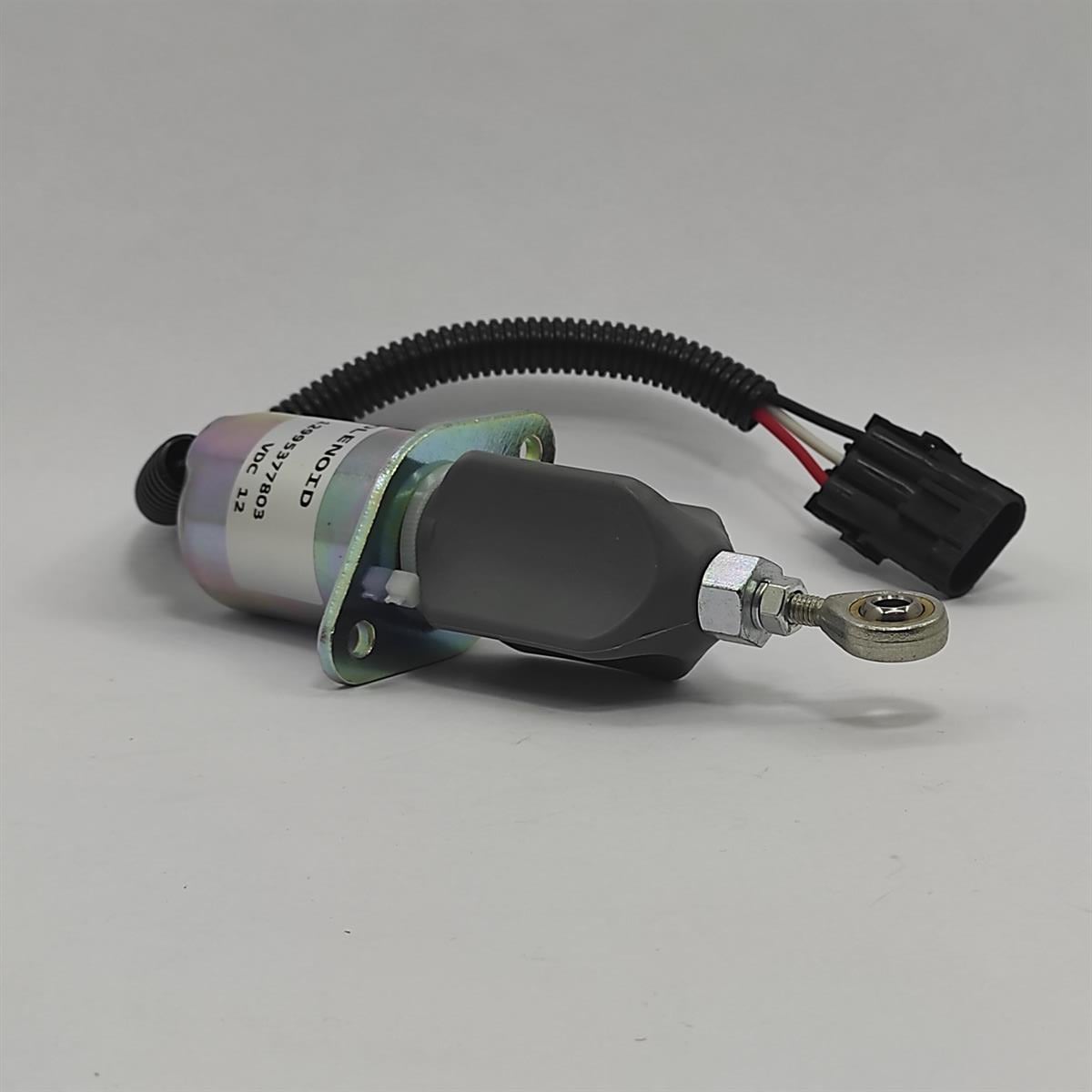Solenoid oprire (tăierea combustibilului): YANMAR / 4TNE94 / 4TNE98 (BOBCAT) / Nr. referinta: 129953-77803 / 129953-77810